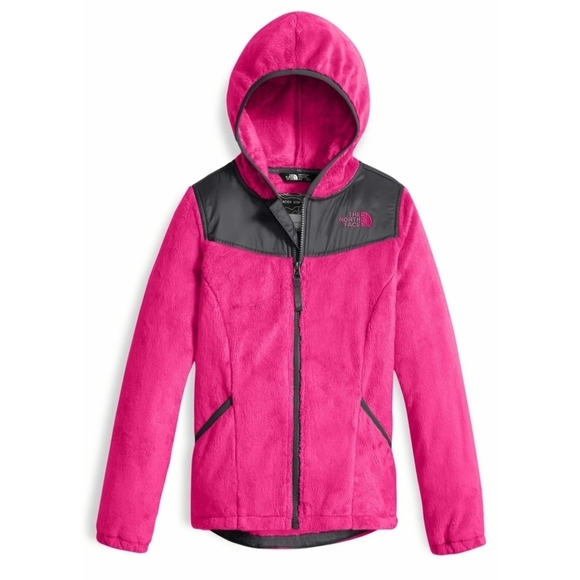 The North Face Kids Oso Fleece Zip Hood Jacket M 10/12 - Picture 1 of 11